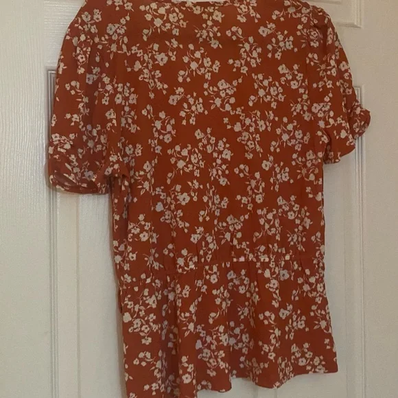 Sweet Wanderer Coral Floral Dress - Picture 5 of 5